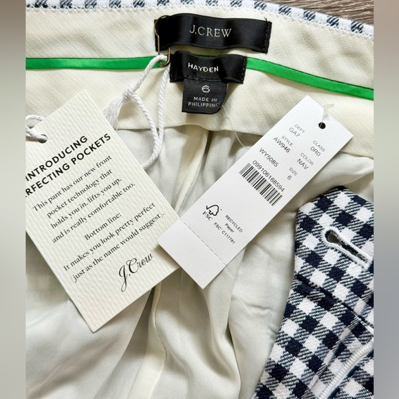 NWT J.Crew Hayden Kick Out Cropped Pant | Size 6 - Picture 9 of 12